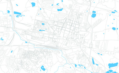 Bytom, Poland bright vector map