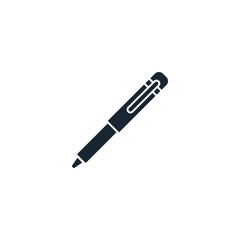 Pen creative icon. From Stationery icons collection. Isolated Pen sign on white background