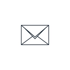 Envelop creative icon. From Stationery icons collection. Isolated Envelop sign on white background