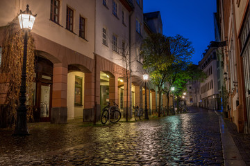 Mainzer Altstadt bei Nacht
