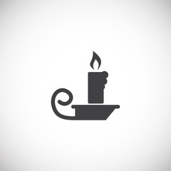 Winter related icon on background for graphic and web design. Simple illustration. Internet concept symbol for website button or mobile app