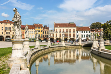 Fototapeta premium Padova, Italy. View of Prato della Valle square in sunny day.