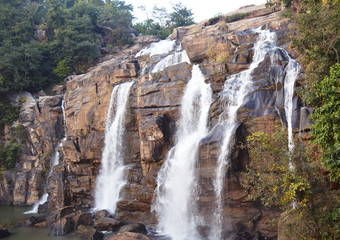 beautiful huge jonha waterfall of Ranchi ,india
