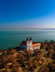 Fototapeta premium Tihany landscape, lake Balaton, Hungary