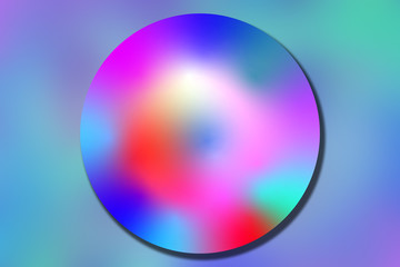 An abstract gradient circle shaped background image.