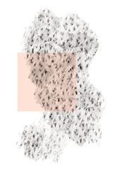 abstract fur wall picture