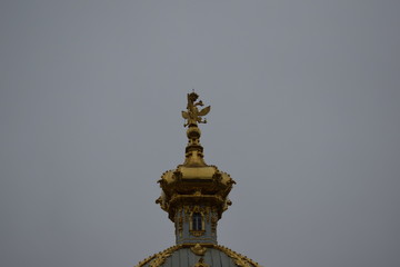 Fototapeta na wymiar the dome of the Church in Russia