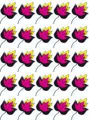 Abstract pattern in the form of leaves. Handwork watercolor paint. Design for prints, wallpapers, covers, wrapping paper