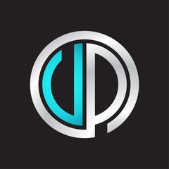 UO Initial logo linked circle monogram