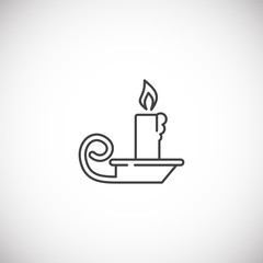 Winter related icon on background for graphic and web design. Simple illustration. Internet concept symbol for website button or mobile app