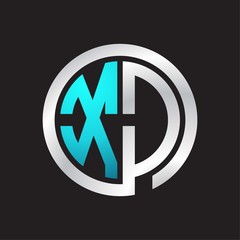 XD Initial logo linked circle monogram