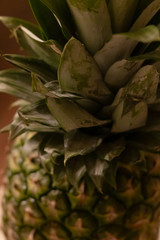 Fototapeta premium Up close photo of a pineapple.