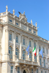 Trieste, Italy. Architecture of Regional Council (Regione Autonoma Friuli - Venezia Giulia) building in Trieste.