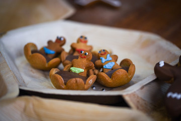 delicious artisanal ginger bread close up