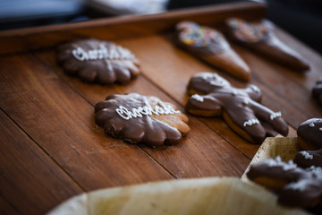 delicious artisanal ginger bread close up