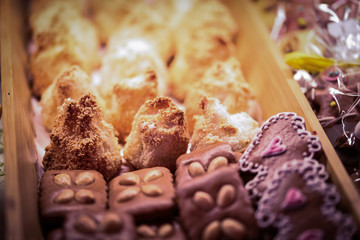 delicious artisanal ginger bread close up