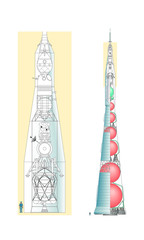 Russian rocket Energia © Gilbert