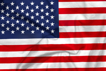 US American flag as background