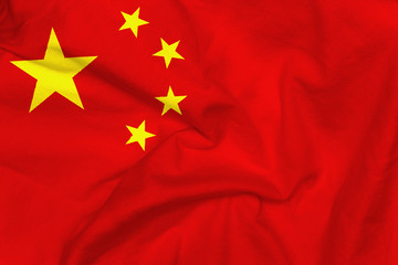 China flag as background