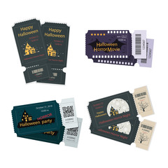 Halloween party ticket.