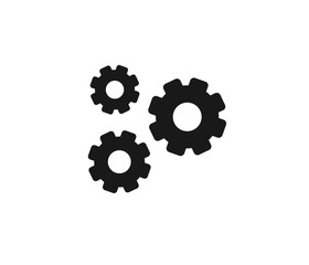 gear icon, setting icon vector 