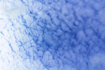 Cirrus Cumulus clouds. Background. Scenery.