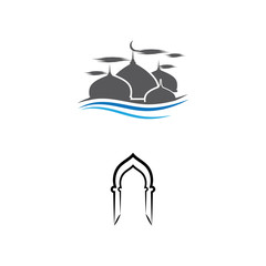 Mosque Logo Template vector symbol
