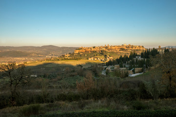 Obraz premium Orvieto, panorama da ovest