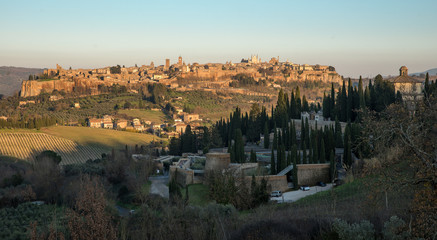 Obraz premium Orvieto, panorama da ovest
