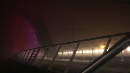 train at night