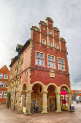 Obraz premium Altes Stadthaus im Zentrum von Meppen