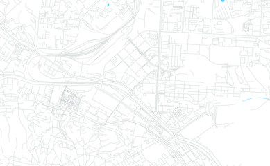 Fototapeta na wymiar Saratov, Russia bright vector map