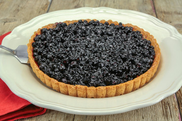 tarte aux myrtilles