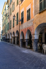 arcades in old town