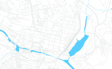 Belgorod, Russia bright vector map