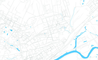 Vladimir, Russia bright vector map