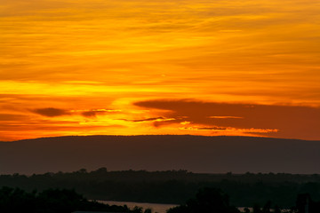 Low Angle View Of Dramatic Sky During Sunset