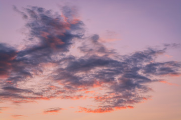 Low Angle View Of Dramatic Sky During Sunset