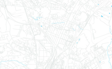 Kaluga, Russia bright vector map