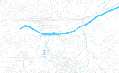 Smolensk, Russia bright vector map