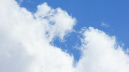 blue sky with white clouds