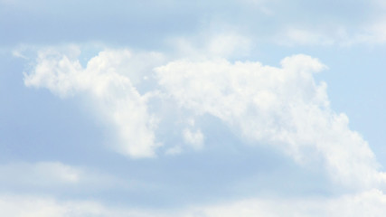 blue sky with white clouds