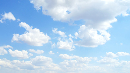 blue sky with white clouds