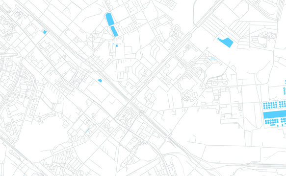 Lyubertsy, Russia bright vector map