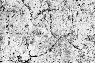 Texture of a concrete wall with cracks and scratches which can be used as a background