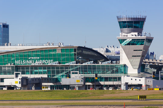 Helsinki Airport HEL Terminal And Tower