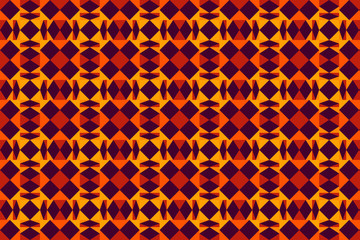 Template with geometric shapes