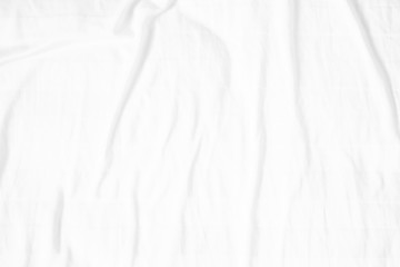 Obraz premium Smooth elegant white silk or satin luxury cloth texture background. Luxurious background design