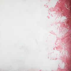 White with pink concrete texture or background. With place for text and image.