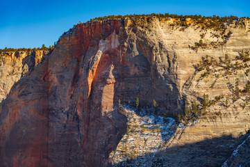 Top of Weeping Rock in Zion Canyon